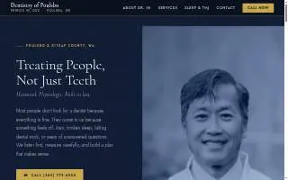 Dentistry of Poulsbo website
