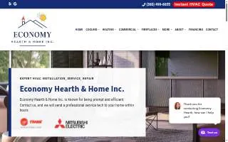 Economy Hearth & Home Inc. of Poulsbo website