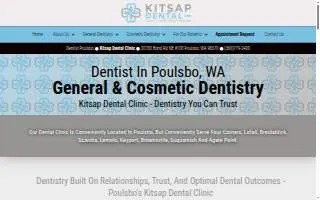 Kitsap Dental - Poulsbo website