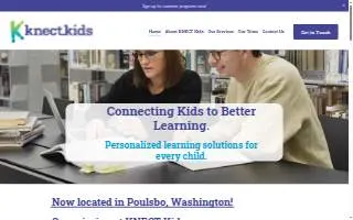 KNECT Kids website