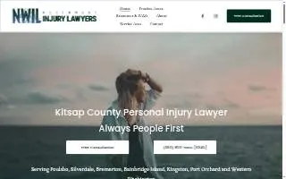 NW Injury Lawyers, PLLC website