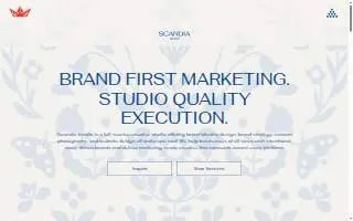 Scandia Studio website