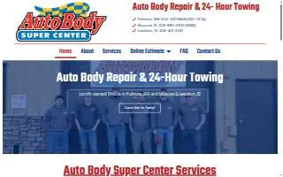 Auto Body Super Center of Pullman website