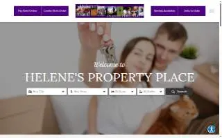Helene's Property Place LLC website