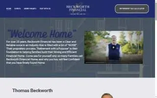 Beckworth Financial Group website