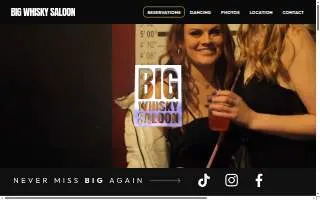 Big Whisky Saloon website