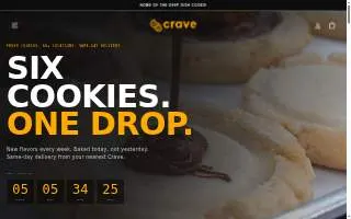 Crave Cookies St.Johns FL website