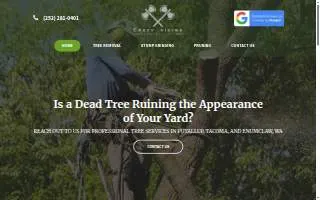 CrazyViking Tree Service of Puyallup website