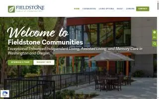 Fieldstone Memory Care Puyallup website