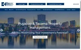 Kalles Properties website