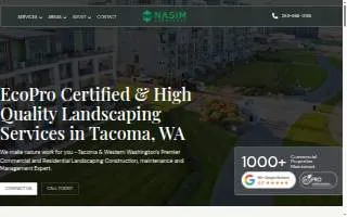 Nasim Landscape website