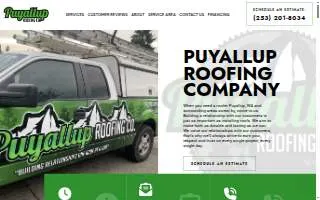 Puyallup Roofing Company LLC website