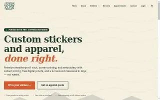 Aimless Goods website