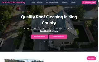 Best Exterior Cleaning, LLC website