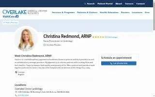 Christina L Redmond, ARNP website