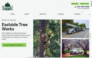 Eastside Tree Works website