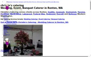 Christie's Catering website