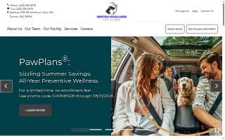 Renton Highlands Pet Clinic website
