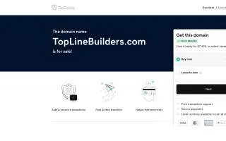 Topline Builders & Renovation of Renton website