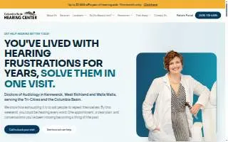 Columbia Basin Hearing Center of Richland website