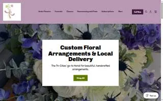 Flowers by Kim website