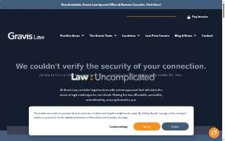 Gravis Law, PLLC of Richland website