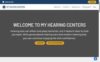 My Hearing Centers of Richland website