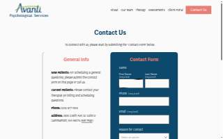 Avanti Psychological Services