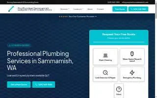 Pro Plumber Sammamish website