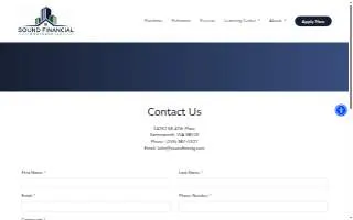 Sound Financial Mortgage LLC of Sammamish website