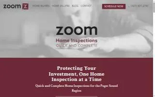 Zoom Home Inspections of Sammamish website