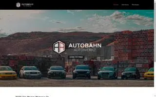 Autobahn Autowerkz website