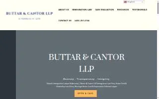 Buttar & Cantor LLP website