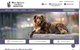 West Seattle Animal Hospital of SeaTac website
