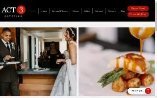 ACT 3 Catering of Seattle website