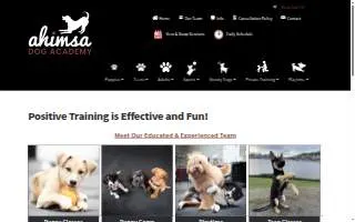 Ahimsa Dog Training - Main Campus website