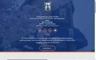 Alki Mail and Dispatch website