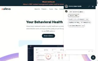 Alleva Home Care website