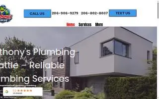 Anthony's Plumbing of Seattle website