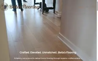 Bella's Flooring website