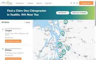 Chiro One Chiropractic & Wellness Center of Belltown website