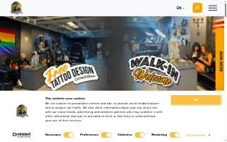 Cleopatra Ink Tattoo & Piercing Seattle Studio website