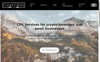 Colby Cross, CPA website