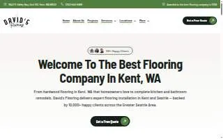 David's Flooring of Seattle website