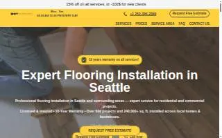 Dot Flooring Construction of Seattle website