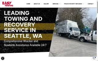 Easy Towing of Seattle website