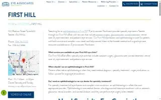 Eye Associates Northwest website