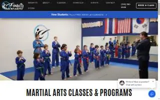 Family Black Belt Academy website