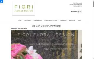 Fiori Floral Design website
