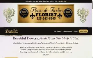 Fleurs de Moufette website